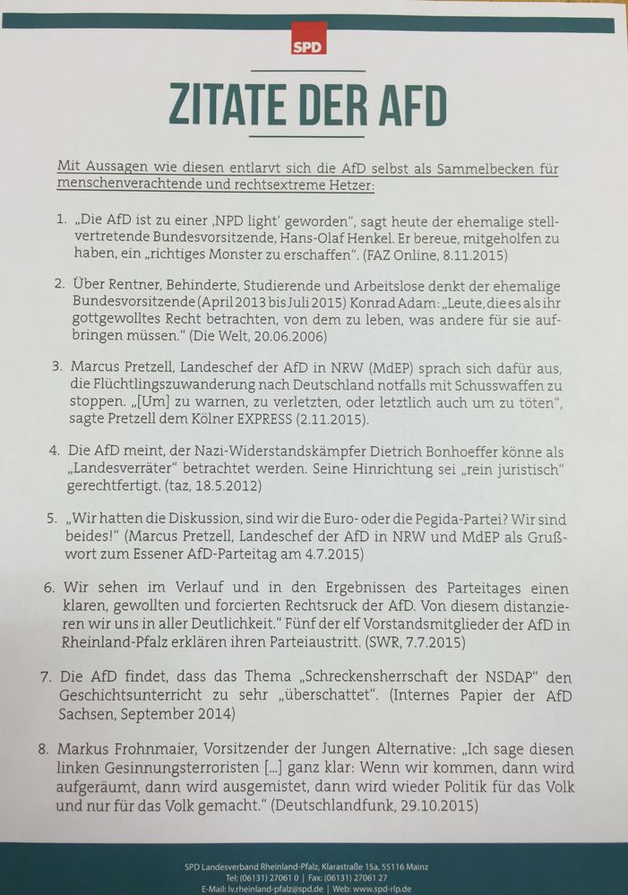 Zitate Der AFD - Soziale Politik Fr Dich